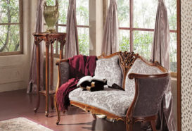 Repliky starožitného nábytku, Luxusní, stylový, historizující, zámecký, kvalitní nábytek, interiéry Viola ROYAL 238 - obývací pokoj, sedací souprava, stojan
