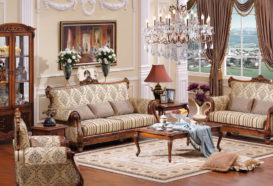 Repliky starožitného nábytku, Luxusní, stylový, historizující, zámecký, kvalitní nábytek, interiéry Viola ROYAL 236 - obývací pokoj, sedací souprava, konferenční stolek, skleník