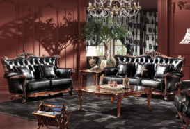 Repliky starožitného nábytku, Luxusní, stylový, historizující, zámecký, kvalitní nábytek, interiéry Viola ROYAL 238 - obývací pokoj, sedací souprava, konferenční stolek, stojan