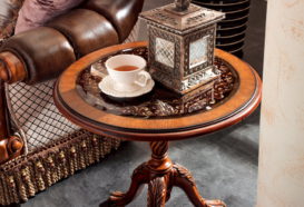 Repliky starožitného nábytku, Luxusní, stylový, historizující, zámecký, kvalitní nábytek, interiéry Viola ROYAL 303 - obývací pokoj, stolek