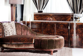 Luxusní, designový, art deco, kvalitní nábytek, interiéry Viola DESING 882 - obývací pokoj, komoda, sedačka